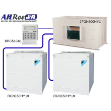 Duct connection -Non-inverter  30HP - FDN150HY1/RCN150HY19 ( 3pha, remote dây, không bơm nước, không gas R410A)