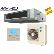 Duct connection - inverter 5.5HP - FBA140BVMA9/RZF140DYM + BRC1E63 (3pha, remote dây, có bơm nước)