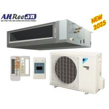 Duct connection - inverter 2.5HP -FBA60BVMA9/RZF60DVM + BRC4C66 (1pha, remote không dây, có bơm nước)
