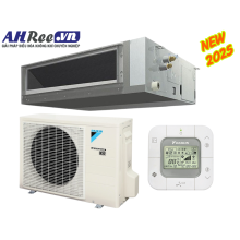 Duct connection - inverter 1.5HP -  FBFC40DVM9/RZFC40EVM + BRC2E61 (1pha, remote dây, không bơm nước)