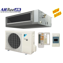Duct connection - inverter 2HP -  FBFC50DVM9/RZFC50EVM + BRC4C66 (1pha, remote không dây, không bơm nước)