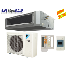 Duct connection - inverter 3HP - FBFC71DVM9/RZFC71EVM(EY1) + BRC4C66 (1pha/3pha, remote không dây, không bơm nước)