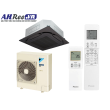 Daikin Air conditioner ceiling cassette Inverter High COP – 5HP - FCF125DVM/RZF125DVM + BRC7M635K + BYCQ125EAK (1phase, wireless controller, black panel)