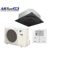Daikin Air conditioner ceiling cassette Inverter High COP –  2.5HP - FCF60CVM/RZF60DVM + BRC1E63 + BYCQ125EAK (1phase, wire controller, Black panel)