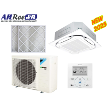 Daikin Air conditioner ceiling cassette Inverter High COP – 3HP - FCF71CVM/RZF71DYM + BRC1E63 + BYCQ125EAF8 + BAF552A160 (3phase, wire controller, filter PM2.5-Merv 8)