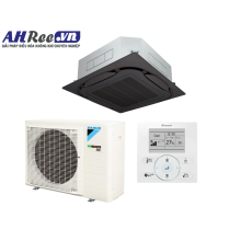 Daikin Air conditioner ceiling cassette Inverter High COP – 3HP - FCF71CVM/RZF71DYM + BRC1E63 + BYCQ125EAK (3phase, wire controller, Black panel)