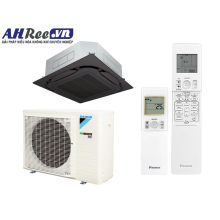 Daikin Air conditioner ceiling cassette Inverter High COP – 3HP - FCF71CVM/RZF71DYM + BRC7M635K + BYCQ125EAK (3phase, wireless controller, black panel)