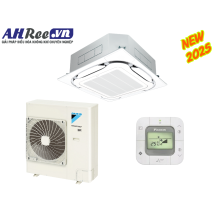 Daikin Air Conditioner Ceiling Cassette - Inverter 5.5HP - FCFC140DVM/RZFC140EY1 + BRC2E61 + BYCQ125EAF8 (3phase, Wire controller)