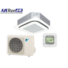 Ceiling mounted cassette Daikin - 2.5HP - FCNQ21MV1/RNQ21MV19 + BRC2E61+BYCP125K-W18 (1pha, Wire controller)