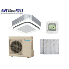 Ceiling mounted cassette Daikin - 3HP - FCNQ26MV1/RNQ26MV19(MY1) + BRC2E61+BYCP125K-W18 BAF552A160 (1pha/3pha, Wire controller, filter PM2.5-Merv  8)