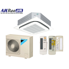 Ceiling mounted cassette Daikin - 3.5HP - FCNQ30MV1/RNQ30MV1(MY1) + BRC7F633F9+BYCP125K-W18 (1pha/3pha, Wireless controller)