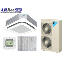 Ceiling mounted cassette Daikin - 4HP - FCNQ36MV1/RNQ36MV1(Y1) + BRC2E61+BYCP125K-W18 BAF552A160 (1pha/3pha, Wire controller, filter PM2.5-Merv 8)