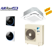 Daikin Air condioner cassette type Inverter Streamer 4HP – FCTF100AVM/RZF100DYM + BRC1H63K/BRC1H63W + BYCQ125EAF8 (3phase, Wire controller white/black, Streamer)