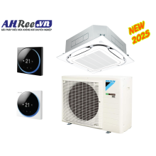 Daikin Air condioner cassette type Inverter Streamer 4HP - FCTF100AVM/RZF100DVM + BRC1H63K/BRC1H63W + BYCQ125EAF8 (1phase, Wire controller white/black, Streamer)