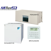 Duct connection - inverter 10HP - FDN100HV1/RCN100HY19 ( 3pha, remote dây, không bơm nước, không gas R410A)
