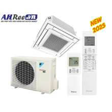 Daikin Air conditioner cassette Mini type - Inverter 1.5HP – FFFC35AVM/RZFC35EVM + BRC7M531W + BYFQ60CAW (1pha, remote không dây)