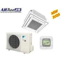 Daikin Air conditioner cassette Mini type - Inverter 1.5HP – FFFC35AVM/RZFC35EVM + BRC2E61 + BYFQ60CAW (1pha, remote dây)