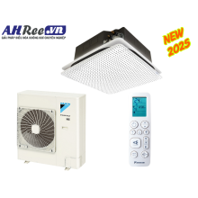 Ceiling mounted cassette Daikin Kiriu - Inverter 5.5HP - FCFG140AV1V/RZFC140AY19 + BCR50GV (3pha, Wireless controller, Streamer)