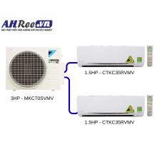 Multi-S Daikin Combo - Inverter 3HP - 