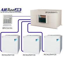Máy lạnh Daikin giấu trần ống gió - Non-inverter 35HP - 3FGN350HY1/RCN125HY19x3 ( 3pha, remote dây, không bơm nước, không gas R410A)