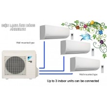 Cụm máy lạnh Multi Daikin 4HP - 4MKM80RVMV + CTKM25RVMV (2 cái) + CTKM35RVMV (1 cái) DL Treo tường