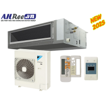 Máy lạnh Daikin giấu trần ống gió - inverter 5HP - FBFC125DVM9/RZFC125DY1 + BRC4C66 (3pha)
