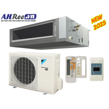 Máy lạnh Daikin giấu trần ống gió -inverter 2.5HP - FBFC60DVM9/RZFC60EVM + BRC4C66 (1pha, remote không dây, không bơm nước)