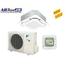 Máy lạnh Daikin Âm trần cassette Inverter 1.75HP - FCFC40DVM/RZFC40EVM + BRC2E61 + BYCQ125EAF8 (1pha, remote dây)