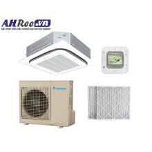Máy lạnh Daikin Âm trần cassette - Không Inverter 3HP - FCNQ26MV1/RNQ26MV19(MY1) + BRC2E61+BYCP125K-W18 BAF552A160 (1pha/3pha, remote dây, Lọc bụi PM2.5-Merv 8)