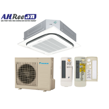 Máy lạnh Daikin Âm trần cassette - Không Inverter 3HP -FCNQ26MV1/RNQ26MV19(MY1) + BRC7F633F9+BYCP125K-W18 (1pha/3pha, remote không dây)