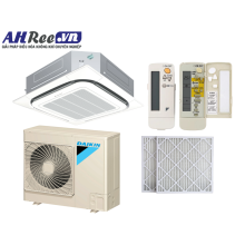 Máy lạnh Daikin Âm trần cassette - Không Inverter 3.5HP - FCNQ30MV1/RNQ30MV1(MY1) + BRC7F633F9+BYCP125K-W18 BAF552A160 (1pha/3pha, Remote không dây, Lọc bụi PM2.5-Merv 8)