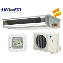 Máy lạnh Daikin giấu trần ống gió - Inverter 2.5HP - FDLF60DV1/RZFC60EVM + BRC2E61 (1pha, remote dây, không bơm nước)