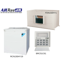 Máy lạnh Daikin giấu trần ống gió - Non-inverter 15HP - FDN150HY1/RCN150HY19 ( 3pha, remote dây, không bơm nước, không gas R410A)