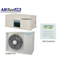 Máy lạnh Daikin giấu trần ống gió - Non-inverter 8HP - FDN80HV1/RN80HY19 ( 3pha, remote dây, không bơm nước, không gas R410A)