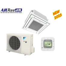 Máy lạnh Daikin Âm trần cassette nhỏ gọn - Inverter 1.5HP - FFFC35AVM/RZFC35EVM + BRC2E61 + BYFQ60CAW (1pha, remote dây)