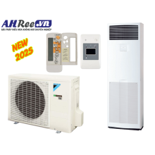 Máy lạnh Daikin tủ đứng đặt sàn - Inverter 2.5HP - FVA60AMVM/RZF60DVM + BRC4C66 (1pha, remote không dây)