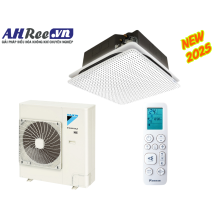 Máy lạnh Âm trần Cassette Daikin Kiriu - Inverter 5.5HP - FCFG140AV1V/RZFC140AY19 + BCR50GV (3pha, remote không dây, Streamer khử mùi)