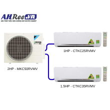 Máy lạnh Multi-S Daikin Combo - Inverter 2HP - MKC50RVMV + CTKC25RVMV + CTKC35RVMV