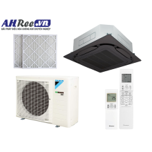 Daikin Air conditioner ceiling cassette Inverter High COP – 3HP - FCF71CVM/RZF71DYM + BRC7M635K + BYCQ125EAK + BAF552A160 (1phase, wireless controller, Black panel, filter PM2.5-Merv 8)