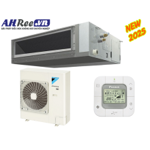 Máy lạnh Daikin giấu trần ống gió - Inverter 5.5HP - FBFC140DVM9/RZFC140EY1 + BRC2E61 (3pha, remote dây, không bơm nước)