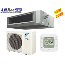 Máy lạnh Daikin giấu trần ống gió - inverter 3.5HP - FBFC85DVM9/RZFC85EVM(EY1) + BRC2E61 (1pha/3pha, remote dây, không bơm nước)