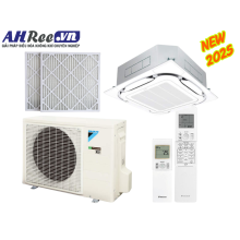 Máy lạnh Daikin Âm trần cassette Inverter cao cấp - 2HP - FCF50CVM/RZF50DVM + BRC7M635F9 + BYCQ125EAF8 + BAF552A160 (1pha, remote không dây, Lọc bụi PM2.5-Merv 8)