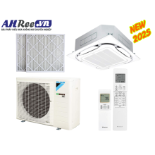 Máy lạnh Daikin Âm trần cassette Inverter cao cấp 3HP - FCF71CVM/RZF71DYM + BRC7M635F9 + BYCQ125EAF8 + BAF552A160 (3pha, remote không dây, Lọc bụi PM2.5-Merv 8)
