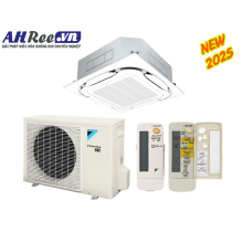 Máy lạnh Daikin Âm trần cassette Inverter 1.75HP - FCFC40DVM/RZFC40EVM + BRC7F635F9 + BYCQ125EAF8 (1pha, remote không dây)