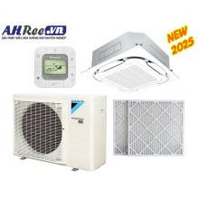 Máy lạnh Daikin Âm trần cassette Inverter 3HP - FCFC71DVM/RZFC71EVM(EY1) + BRC2E61 + BYCQ125EAF8 + BAF552A160 ( 1pha/3pha, remote dây, Lọc bụi PM2.5-Merv 8)