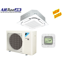 Máy lạnh Daikin Âm trần cassette Inverter 3HP - FCFC71DVM/RZFC71EVM(EY1) + BRC2E61 + BYCQ125EAF8 (1pha/3pha, remote dây)