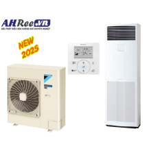 Máy lạnh Daikin tủ đứng đặt sàn - Inverter 4HP - FVA100AMVM/RZF100DYM + BRC1E63 (3pha, điều khiển tại dàn lạnh)